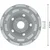Lončasti brus PRO Concrete, 50 x 125 mm, 22,23 mm