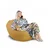Bean bag hruška semiša cimet EMI