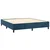 Box spring postelja z vzmetnico temno modra 180x200 cm žamet