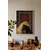WallXpert uramljena slika 115197, beli i crni konj ispred bordo orijentalnog ćilima, 30 x 40 cm, beli ram