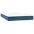 Vidaxl Box spring postelja z vzmetnico temno modra 120x200 cm žamet