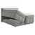 Carryhome BOXSPRING POSTELJA 140 cm x 200 cm , tekstil siva