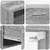 Set TV komoda Zidne FLORIN 3 pcs Siva Sonoma Konstruirano drvo