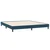Vidaxl posteljni okvir brez vzmetnice temno modra 200x220 cm žamet