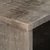 TV ormarić sivi 130 x 30 x 46 cm od grubog masivnog drva manga