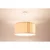 Luster na sajli STRIPES 1xE27/60W/230V, prečnik 40 cm, bež