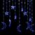 vidaXL Vilinska svjetla u obliku zvijezda i mjeseca 138 LED plava