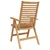 Vidaxl Stol 2 szt. Rjava 64.5 x 52 x 108 cm Trden tikov les