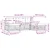 Set vanjskih sofa Prirodna i svijetlo siva 254 x 162,5 x 73 cm