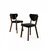 Hanah Home Set stolica Arfe, 101x76x26 cm, 4 komada, Crne