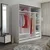 Hanah Home Garderober Kale-7149, 220x210x52 cm, Beli