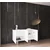 Hanah Home komoda Capella 120, 120 cm, bela