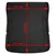 Rubber trunk mat VW Caddy Maxi 2007-2020 (5 and 7 seats, behind 2nd row)