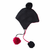 Kapa Beanie HEARTLESS - DAEMON - ČRNA/RDEČA - POI992