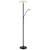 Globo 59093S - LED prigušiva stojeća lampa STANFORD 28W/230V + 5W 3000K crna
