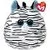 TY TY - Squishy XANDER zebra, 22 cm