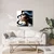 Slika eleganten profil z barvnimi lasmi - 70x70