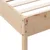 Vidaxl Posteljni okvir 75x190 cm trdna borovina