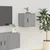 Zidni TV ormarići 2 kom boja sivog hrasta sonome 40x34,5x40 cm