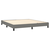 vidaXL Box spring postelja z vzmetnico temno siva 180x200 cm blago