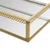 Kovinski dekorativni pladnji v kompletu 2 ks 14x24 cm – Casa Selección