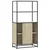 Visoka ploča sonoma hrast 68x35x139cm konstruirano drvo i metal