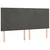 Vidaxl Box spring postelja z vzmetnico temno siva 200x200 cm žamet