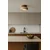 Opviq zidna lampa Worm-S, 1 × G9, hrast / bež