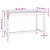 Stol za bar Prirodna 150 x 75 x 105 cm Čvrsto teak drvo