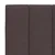 Vidaxl Posteljni okvir brez vzmetnice Hanko temno rjav 90x200 cm blago