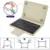 Futrola Leather 10-11 in sa bluetooth tastaturom zlatna