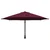 Vrtni suncobran Bordeaux Crvena 248 x 248 x 148 cm