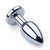 Kiotos Vibrating Aluminium LED Buttplug Small
