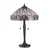 Endon 112184 - Stona lampa Tiffany HUTCHINSON 2xE27/10W/230V prečnik 40 cm