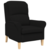 fotelja Crna 76 x 94 x 102 cm Mikrofibra
