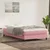 Vidaxl Box Spring postelja brez vzmetnico Pink 120x220 cm Velvet