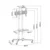 Maclean Stalak za TV prijemnik MC-661, 32 - 55, 50kg, Crni