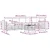 Set vanjskih sofa 7 pcs Bijela i bež 59 x 59 x 37 cm Poliester