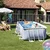 INTEX Bazen metalni okvir 4x2x1m, Chevron Prism, Pravougaoni