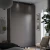 PAX / HASVIK Garderober, tamnosiva/tamnosiva, 150x66x236 cm