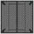 Vidaxl Vrtna miza antracit 100x100x72 cm jeklo