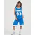 AND1 Majica 93 Airtex modra/bela