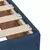 vidaXL vidaXL Box spring postelja z vzmetnico modra 140x200 cm blago, (21305368)
