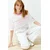 Trendyol Milla Ženska majica TWOSS24TS00132, Bela