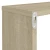 Greatstore Stenske police kockaste 2 kosa sonoma hrast 80x15x26,5 cm