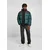 AOP Retro Puffer Jacket bottlegreen damast aop