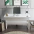 Hanah home Radni sto 140x73,8x60cm Beli
