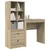 Stol s ladicama s policom s pohranom 2 pcs Sonoma hrast