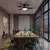 Brilagi - LED prigušiva plafonski ventilator LED/32W/230V fi 95 cm crni + daljinski upravljač