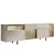 HANAH HOME TV polica Norm Travertine Gold